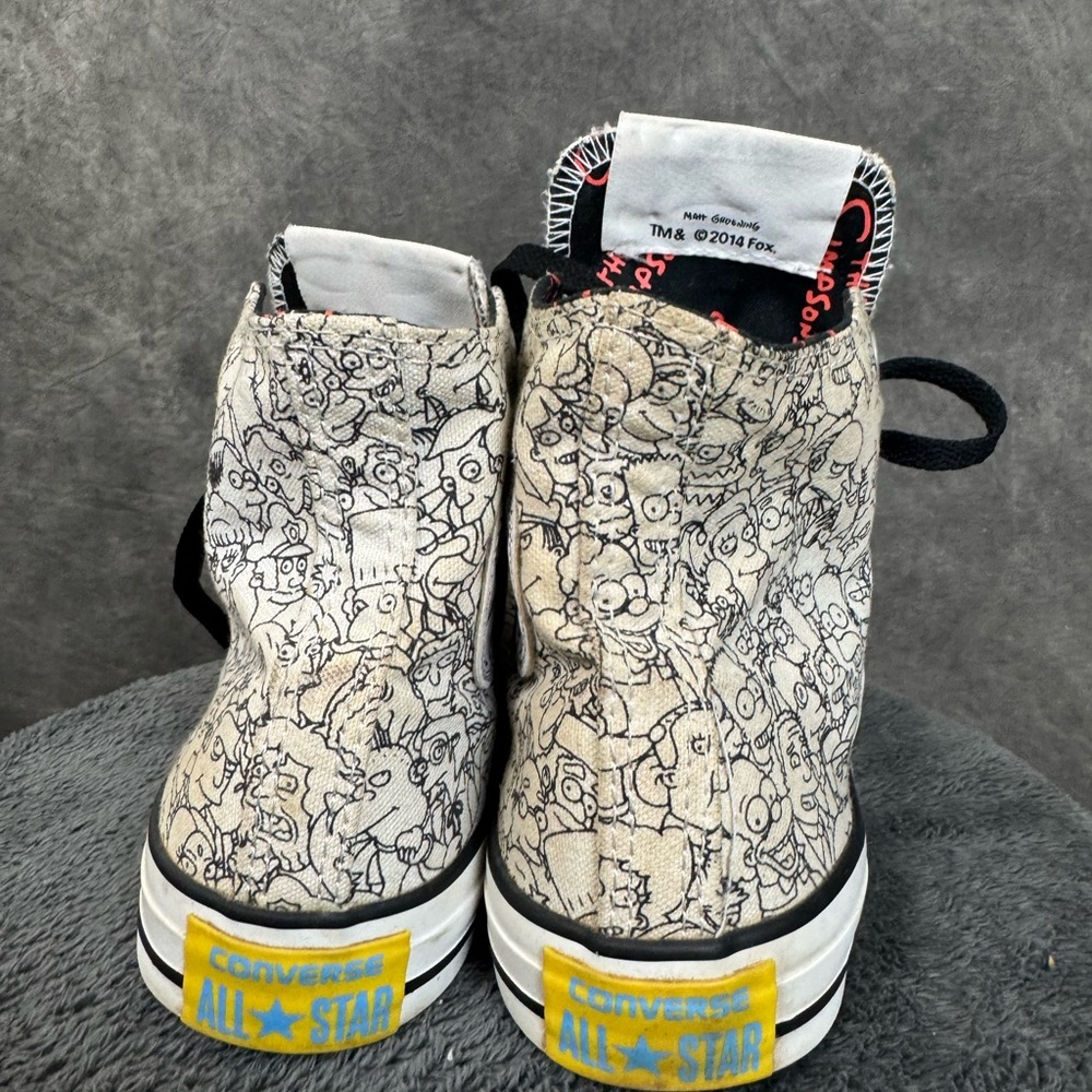 Converse x The Simpsons All Star High Top Sneakers |Unisex | Men’s 6 / Women’s 8 - Picture 9 of 10